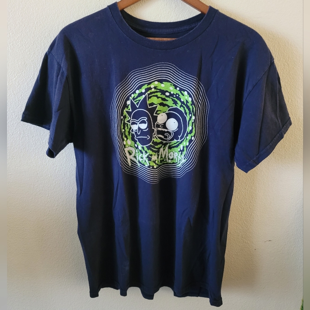 Rick and Morty Blue T-Shirt